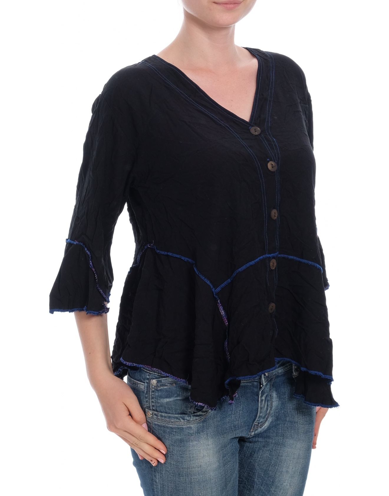 Дамска блуза с къс ръкав Normal Crazy