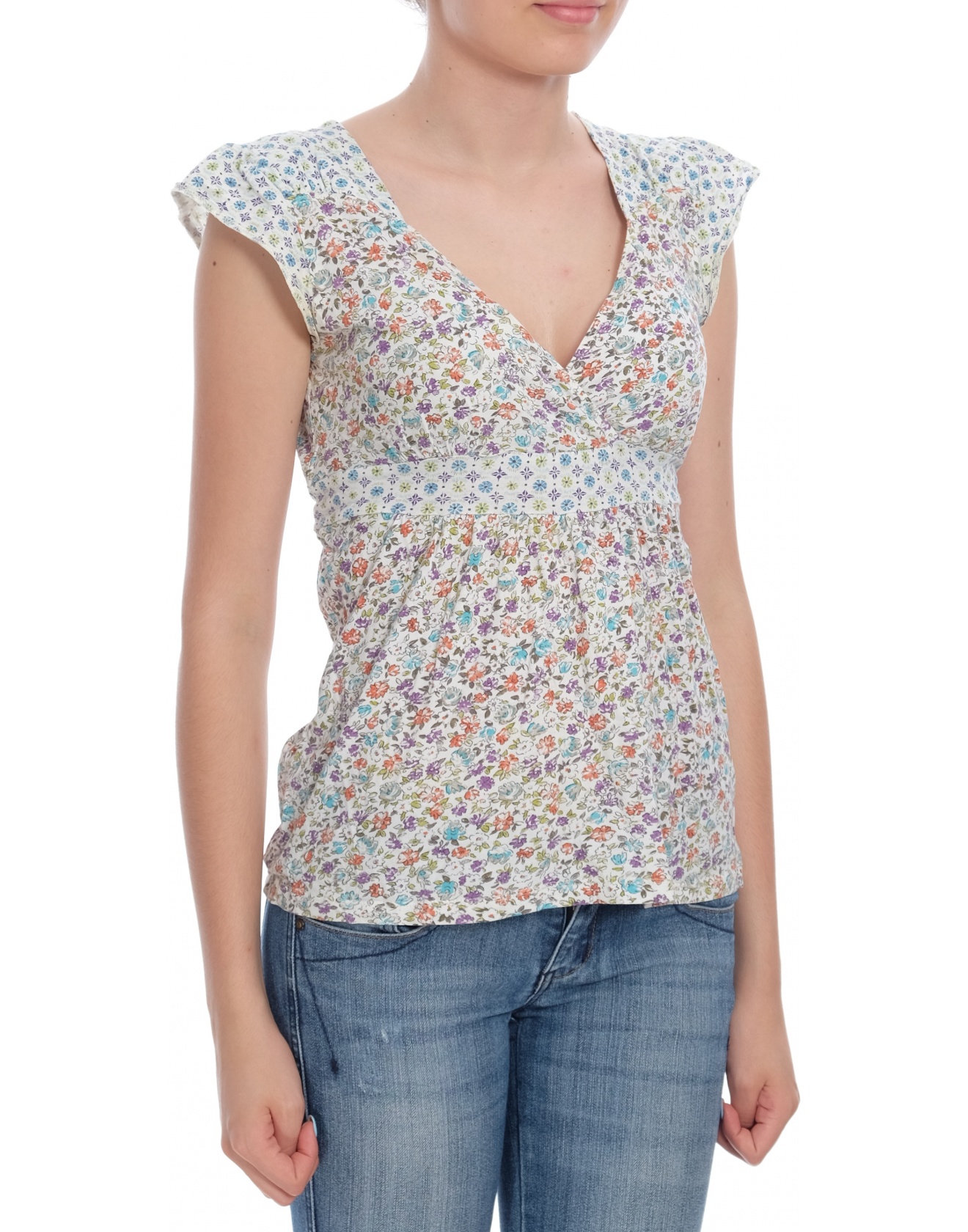 Дамска блуза с къс ръкав Grain De Malice