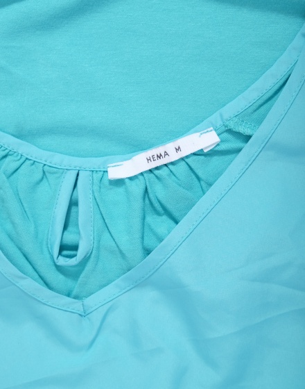 Дамска блуза с къс ръкав HEMA