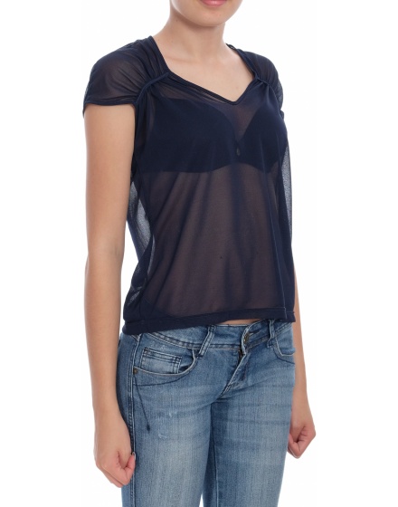 Дамска блуза с къс ръкав Miss Hudson