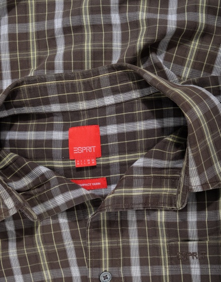 Мъжка риза с къс ръкав ESPRIT