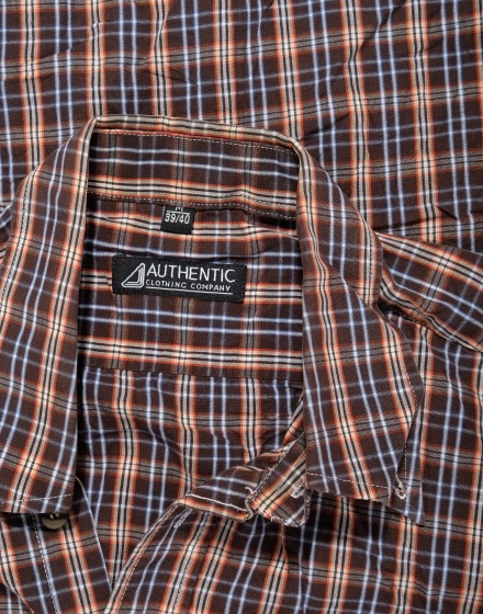 Мъжка риза с къс ръкав Authentic