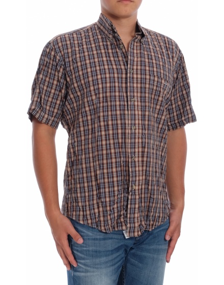 Мъжка риза с къс ръкав Authentic