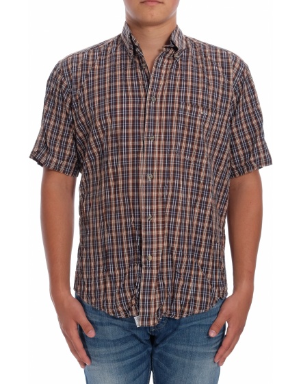 Мъжка риза с къс ръкав Authentic