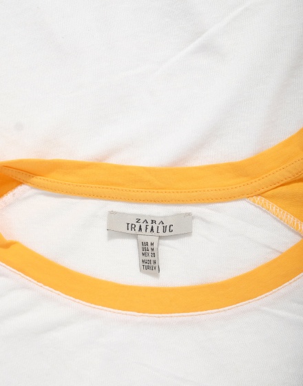 Дамска блуза с къс ръкав ZARA