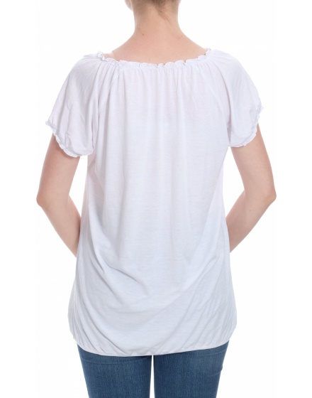 Дамска блуза с къс ръкав