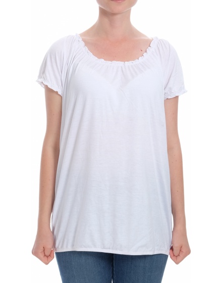 Дамска блуза с къс ръкав