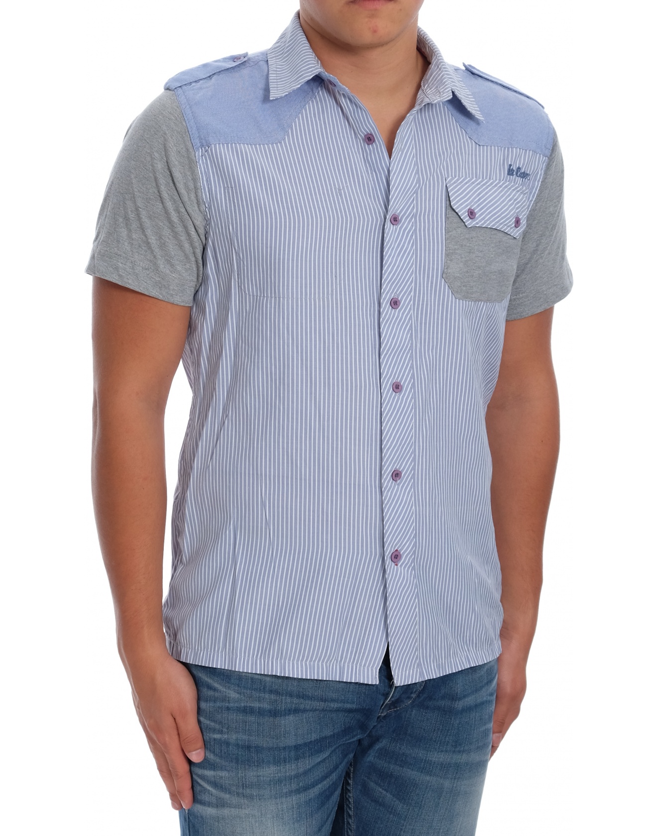 Мъжка риза с къс ръкав Lee Cooper