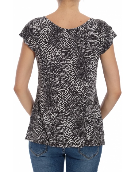 Дамска блуза с къс ръкав Rockmans