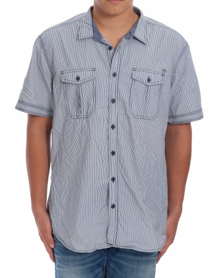 Мъжка риза с къс ръкав Angelo Litrico