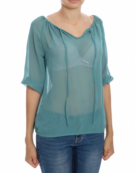 Дамска блуза с къс ръкав Vero Moda