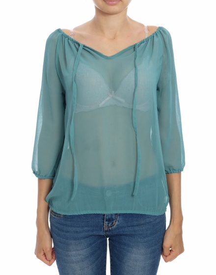 Дамска блуза с къс ръкав Vero Moda