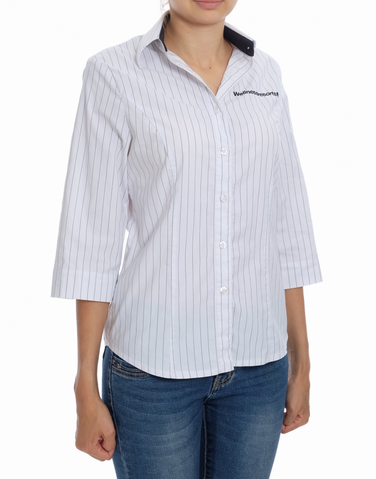 Дамска риза с къс ръкав Poco