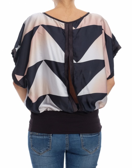 Дамска блуза с къс ръкав Steps