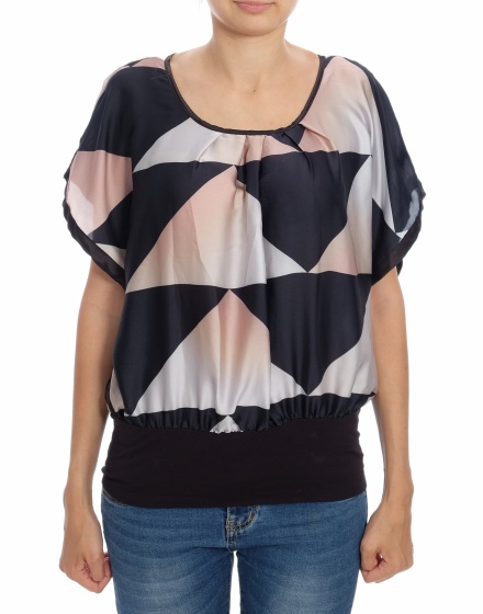 Дамска блуза с къс ръкав Steps