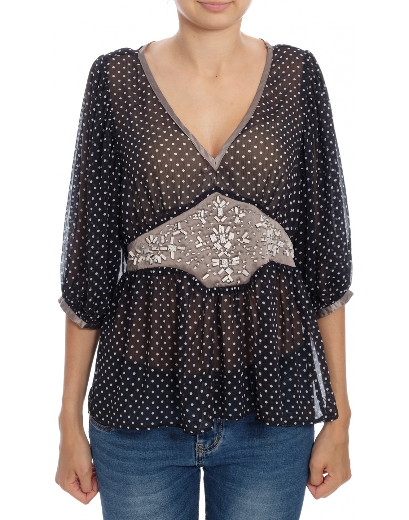 Дамска блуза с къс ръкав Orient Fashion