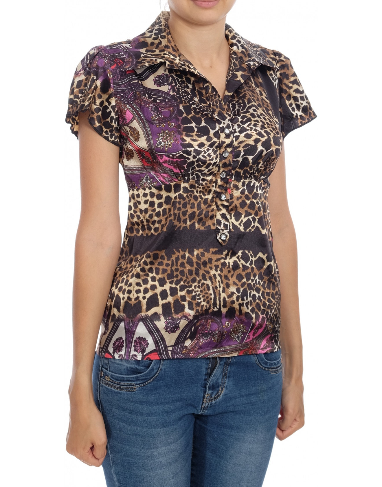 Дамска риза с къс ръкав Red Herring