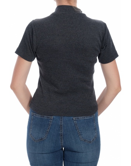 Дамска блуза с къс ръкав