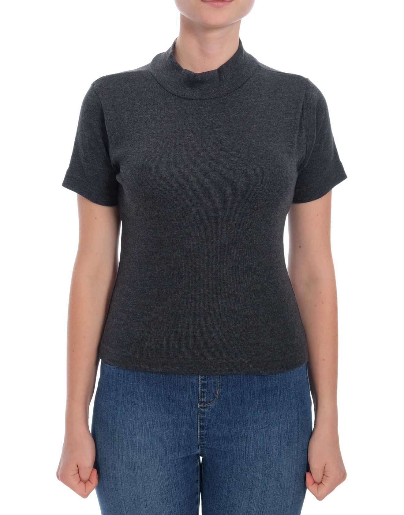 Дамска блуза с къс ръкав