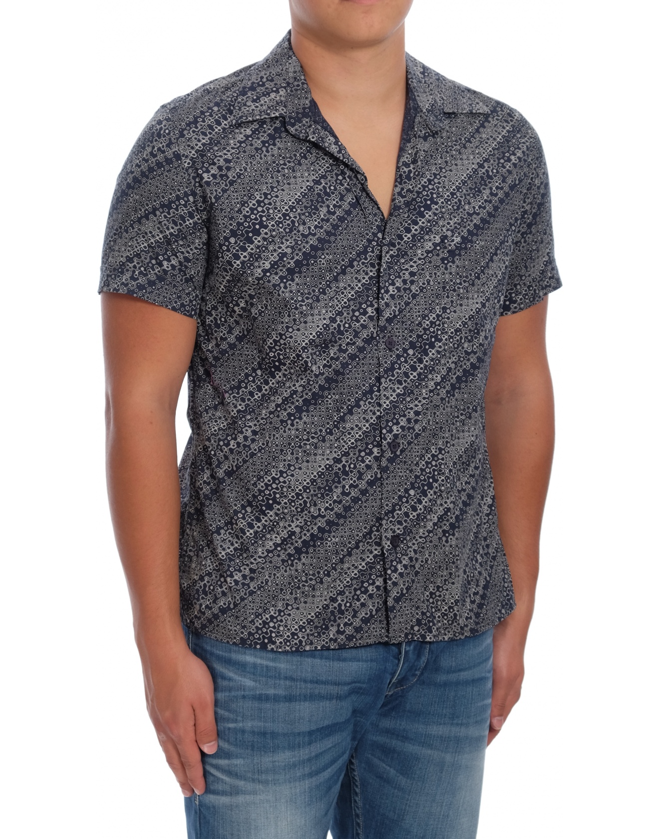 Мъжка риза с къс ръкав French Connection