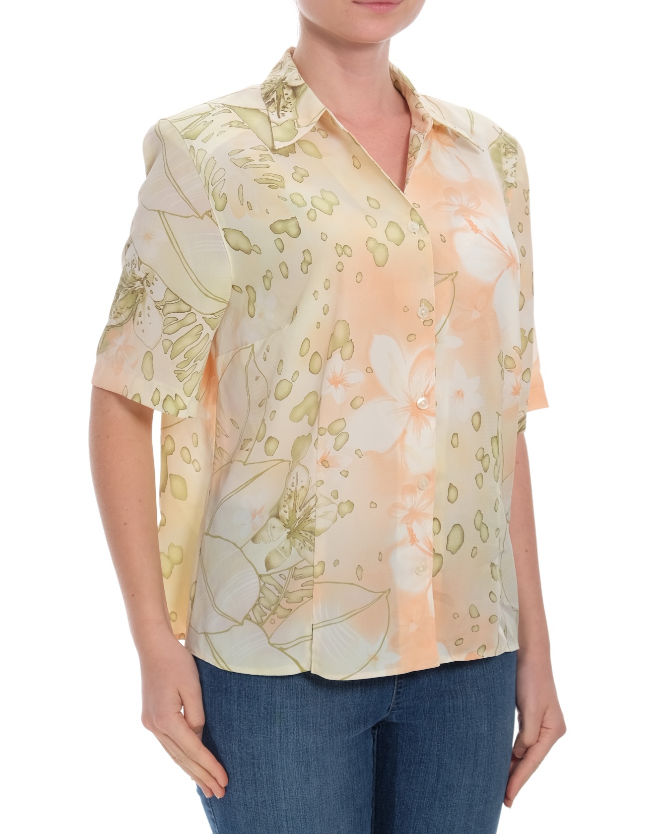 Дамска риза с къс ръкав Erfo