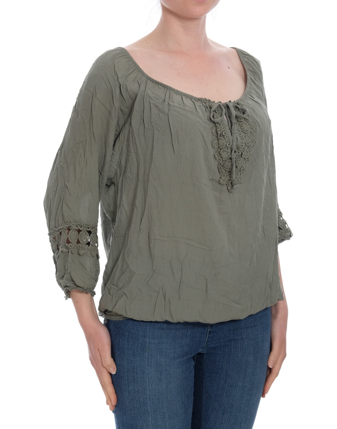 Дамска блуза с къс ръкав Made In Italy