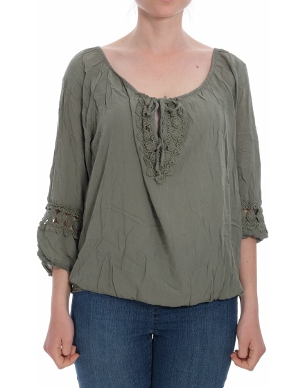 Дамска блуза с къс ръкав Made In Italy