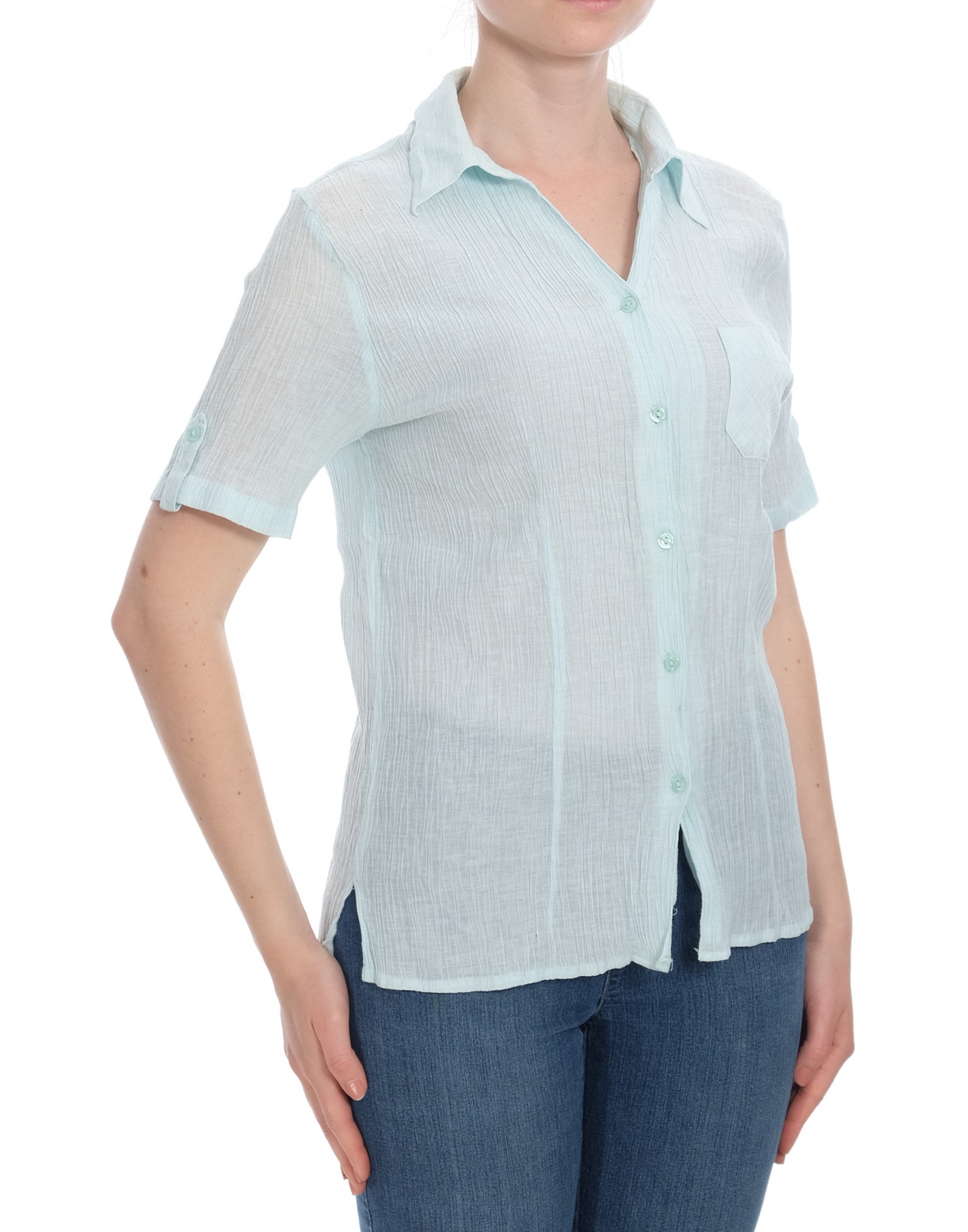 Дамска риза с къс ръкав Gina Conti