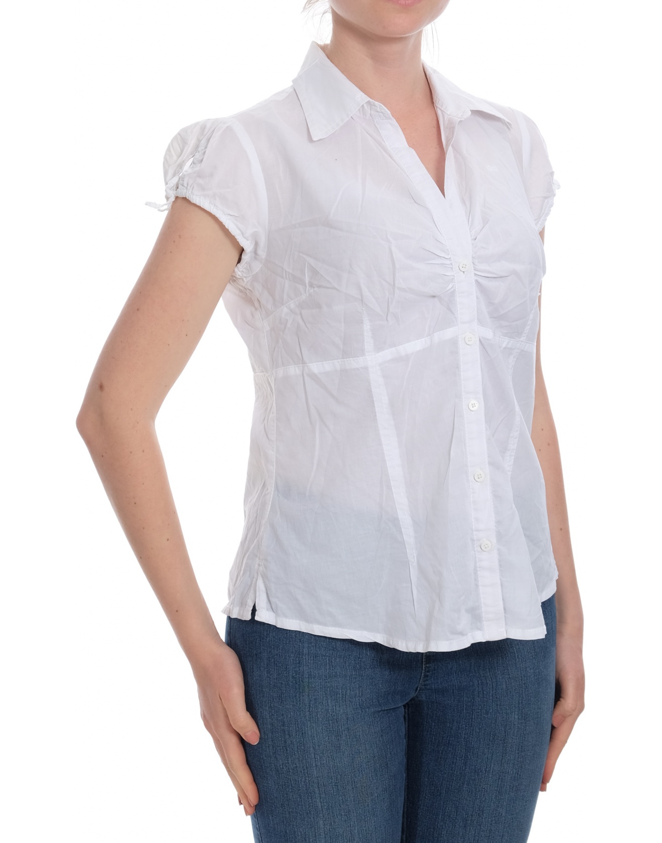 Дамска риза с къс ръкав QS by s.Oliver