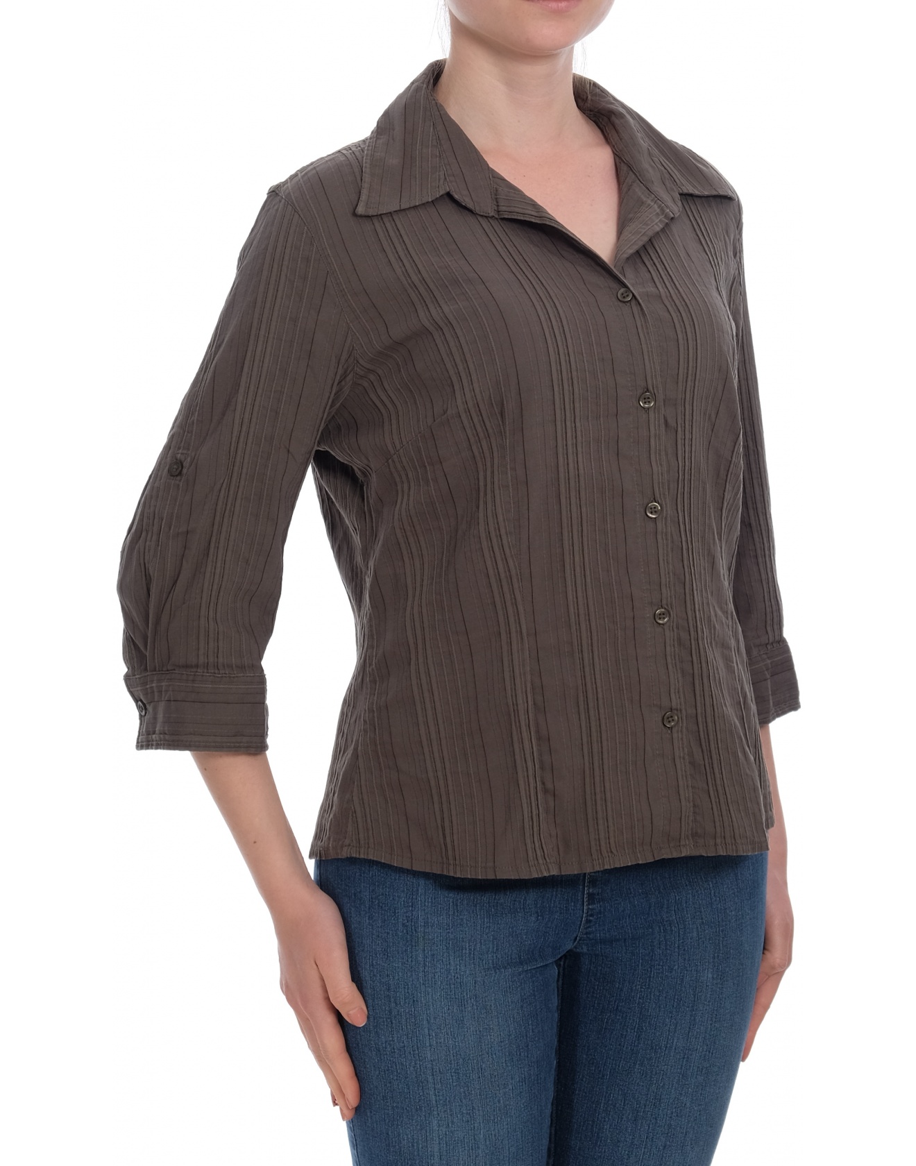 Дамска риза с къс ръкав One Touch