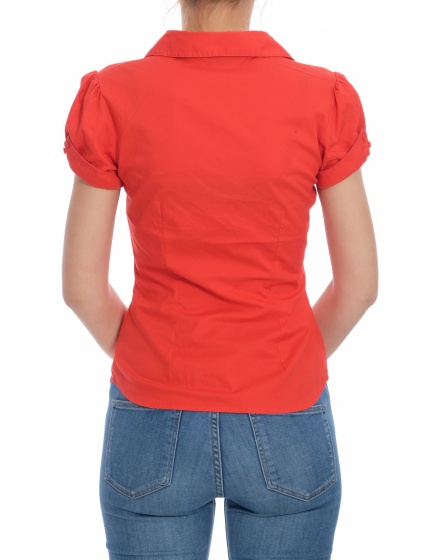 Дамска риза с къс ръкав H&M