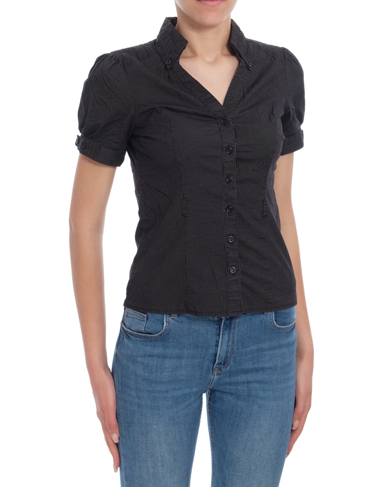 Дамска риза с къс ръкав CLOCKHOUSE