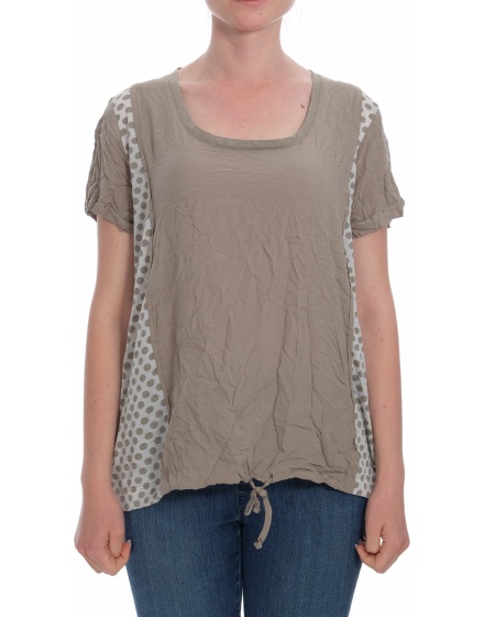 Дамска блуза с къс ръкав