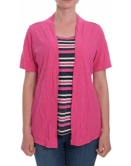 Дамска блуза с къс ръкав