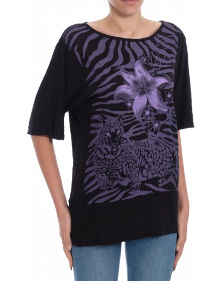 Дамска блуза с къс ръкав Okay