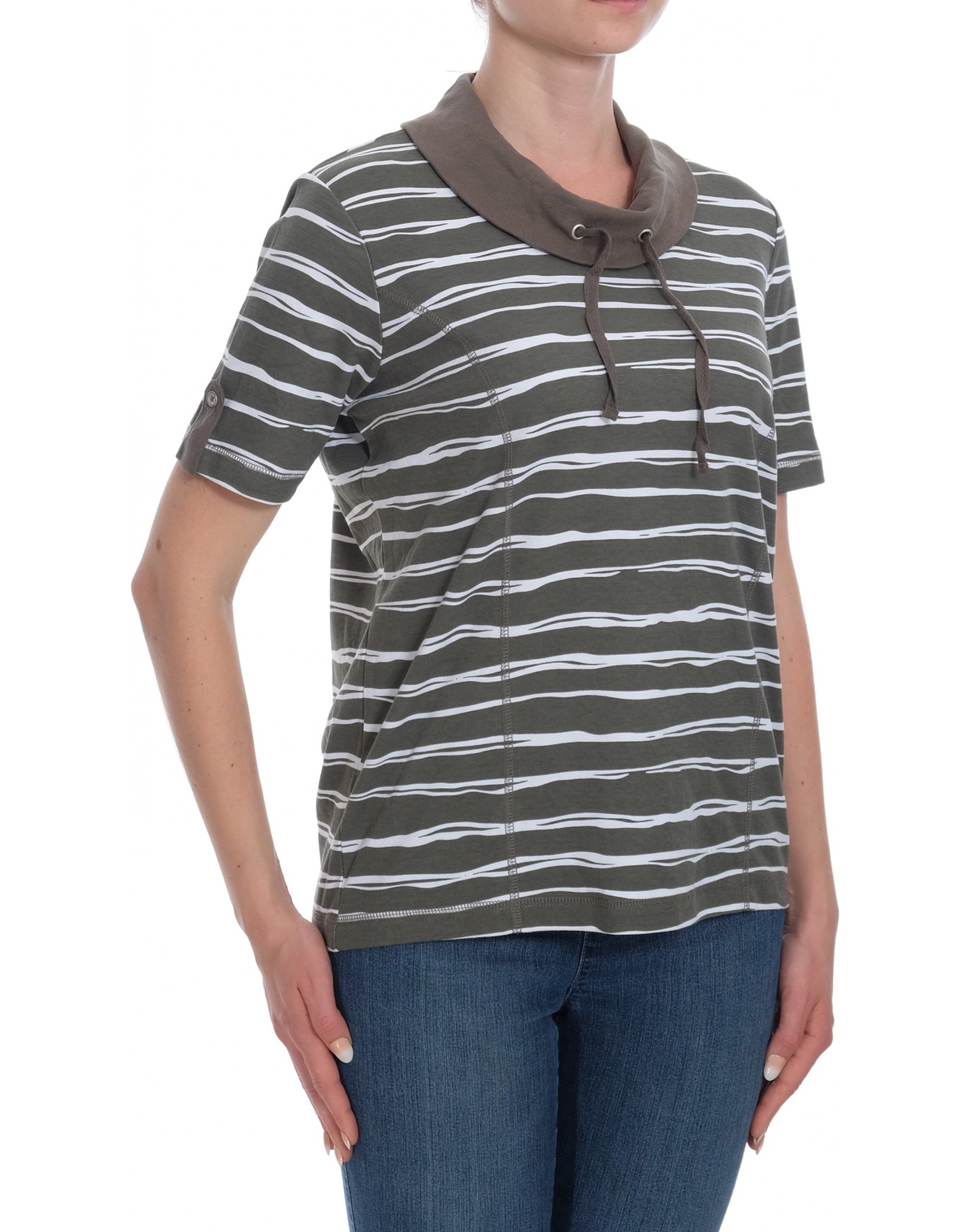 Дамска блуза с къс ръкав Gina Laura