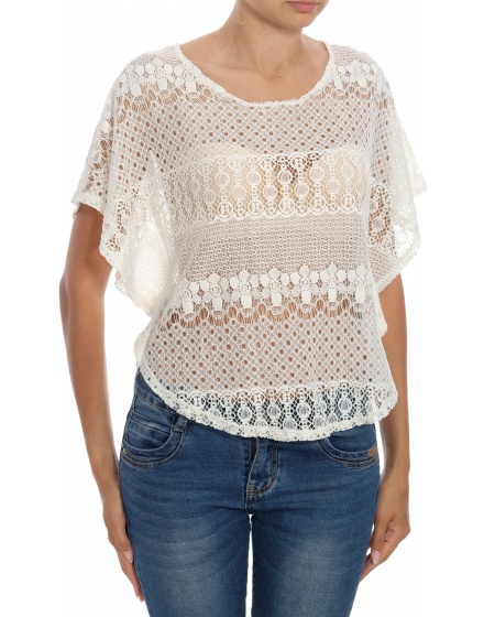 Дамска блуза с къс ръкав Vero Moda