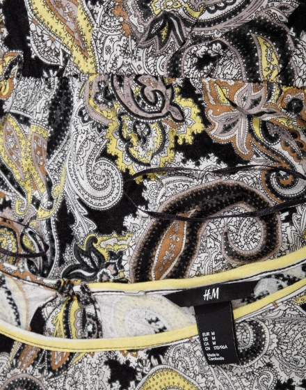 Дамска блуза с къс ръкав H&M