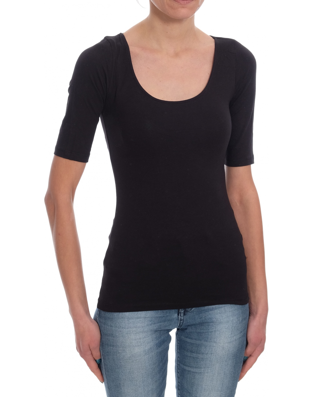 Дамска блуза с къс ръкав H&M