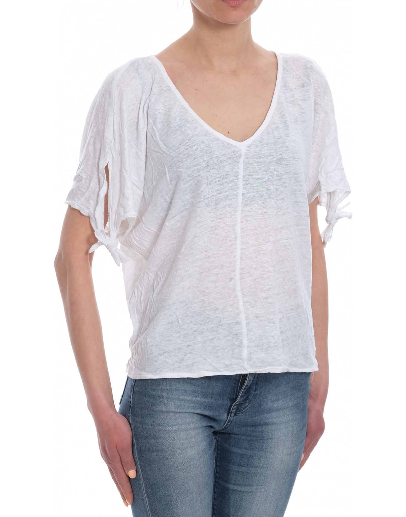 Дамска блуза с къс ръкав H&M