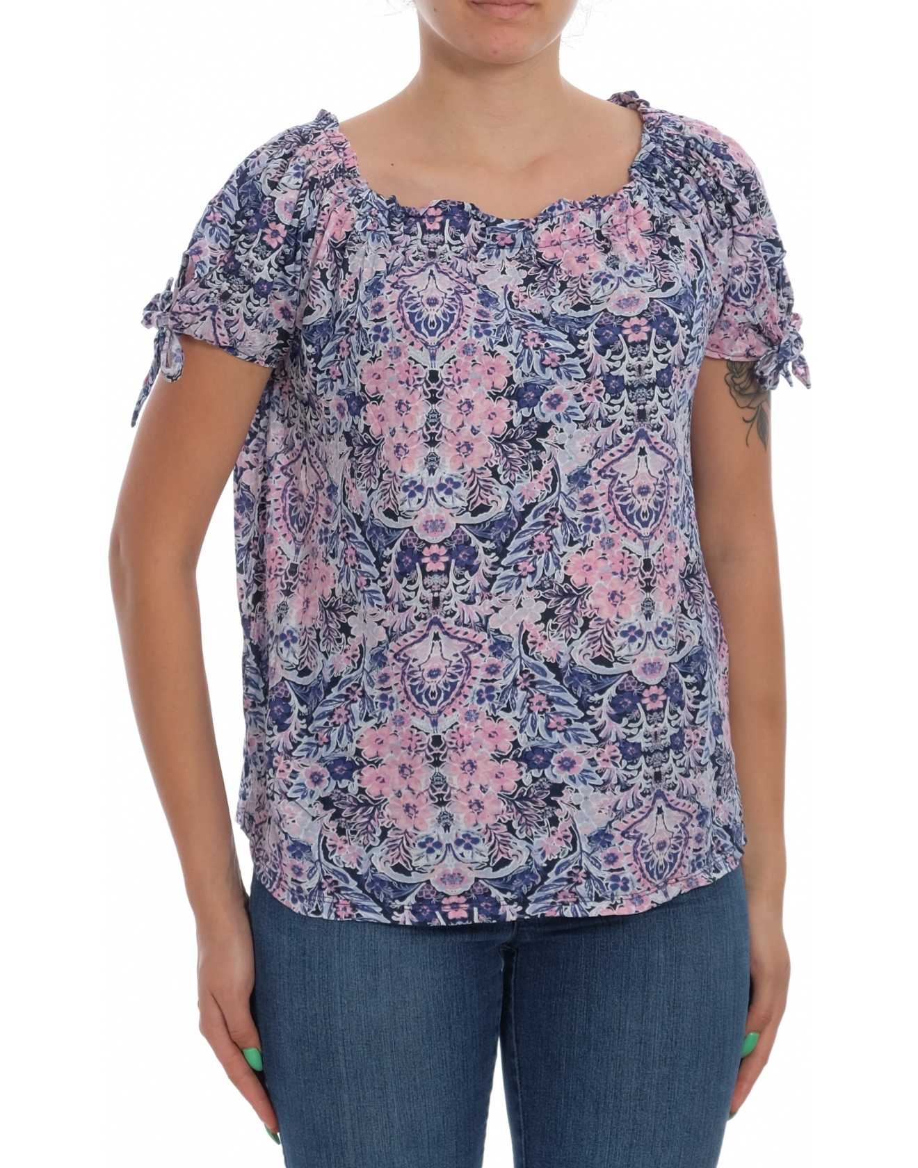 Дамска блуза с къс ръкав Takko Fashion