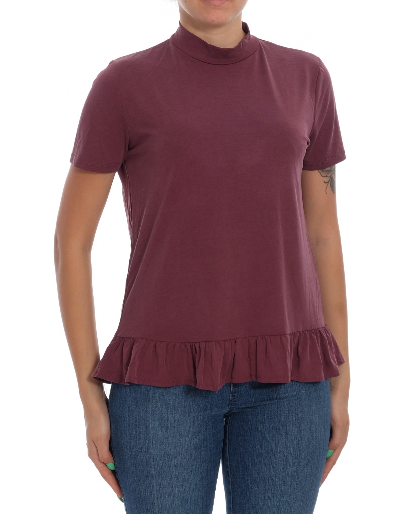 Дамска блуза с къс ръкав Eksept