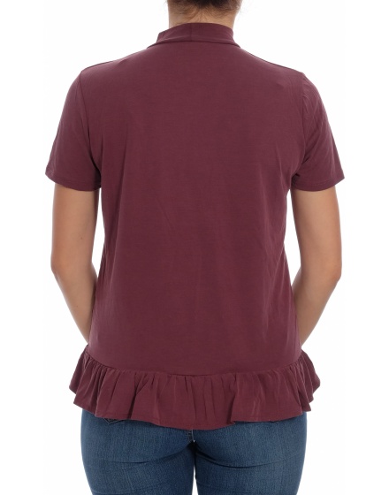 Дамска блуза с къс ръкав Eksept