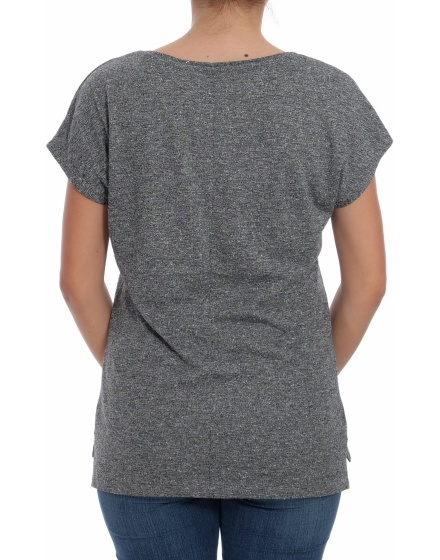 Дамска блуза с къс ръкав