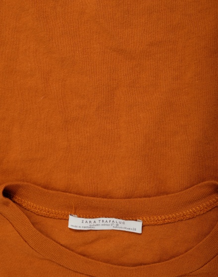 Дамска блуза с къс ръкав ZARA