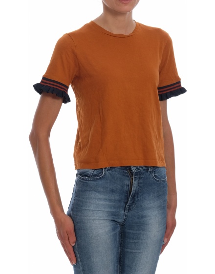 Дамска блуза с къс ръкав ZARA