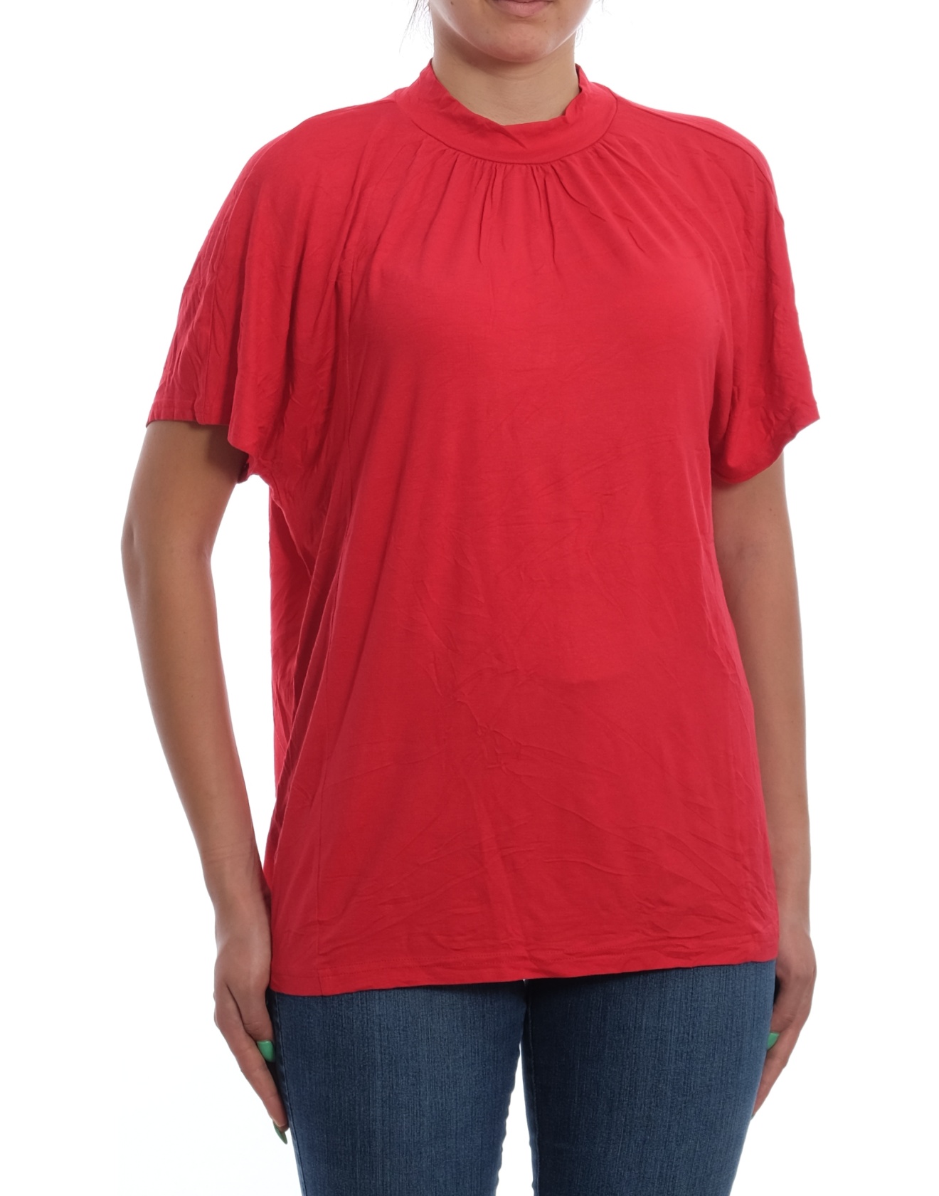 Дамска блуза с къс ръкав QIERO