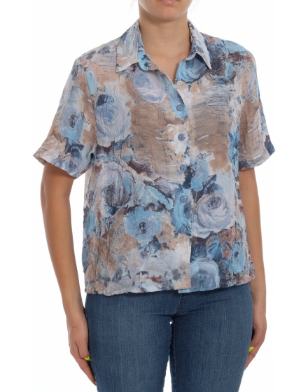 Дамска риза с къс ръкав