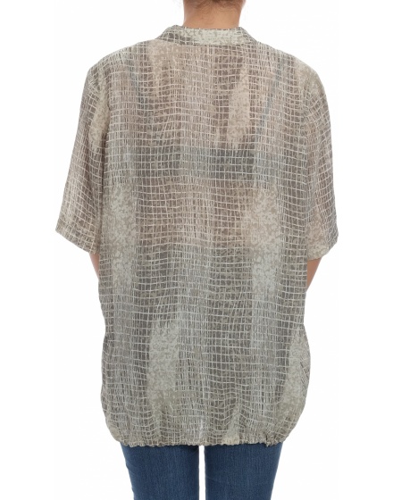 Дамска риза с къс ръкав