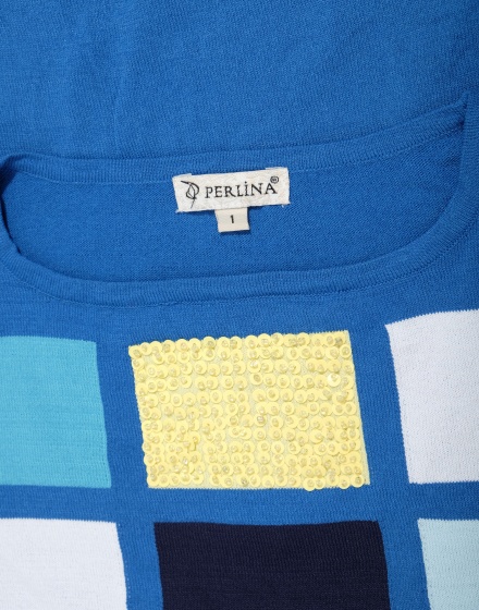 Дамска блуза с къс ръкав Perlina